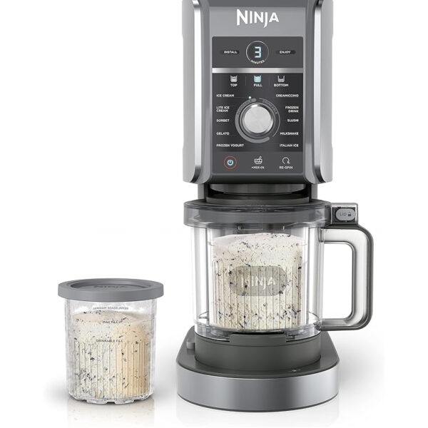 מכונת גלידה נינג'ה דלוקס 10 ב-1 NINJA NC502EU CREAMI DELUXE ICECREAM MAKER