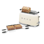 ⁦טוסטר 4 פרוסות 2 חריצים SMEG TSF02 TOASTER 4 SLICE LONG SLOT⁩ – תמונה ⁦5⁩